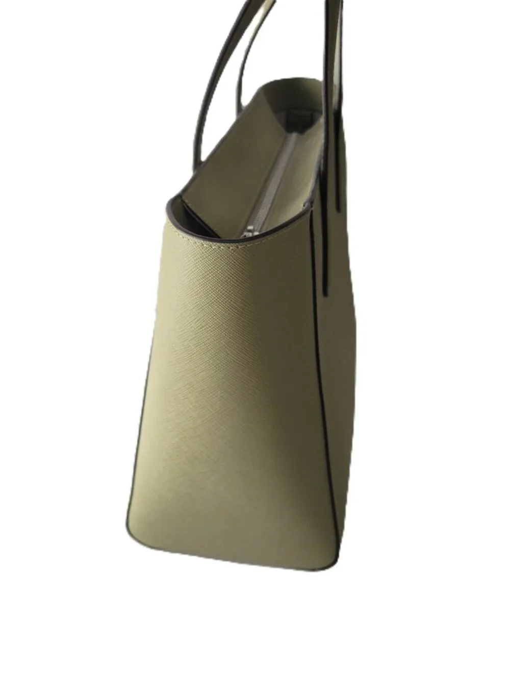 Kate Spade KP070 Gwen Saffiano PVC Medium Tote Handbag Elm Top Zip